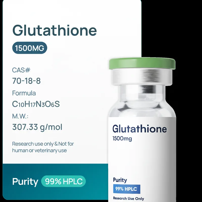 Glutathione research vial